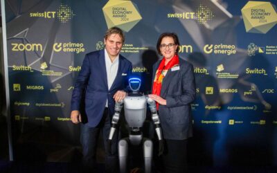Humanoide Roboter bald in Davos